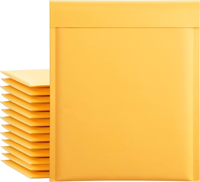 UCGOU Large Kraft Bubble Mailers 8.5x12 Inch Usable Size 8.5x11 Inch 40 Pack by UCGOU