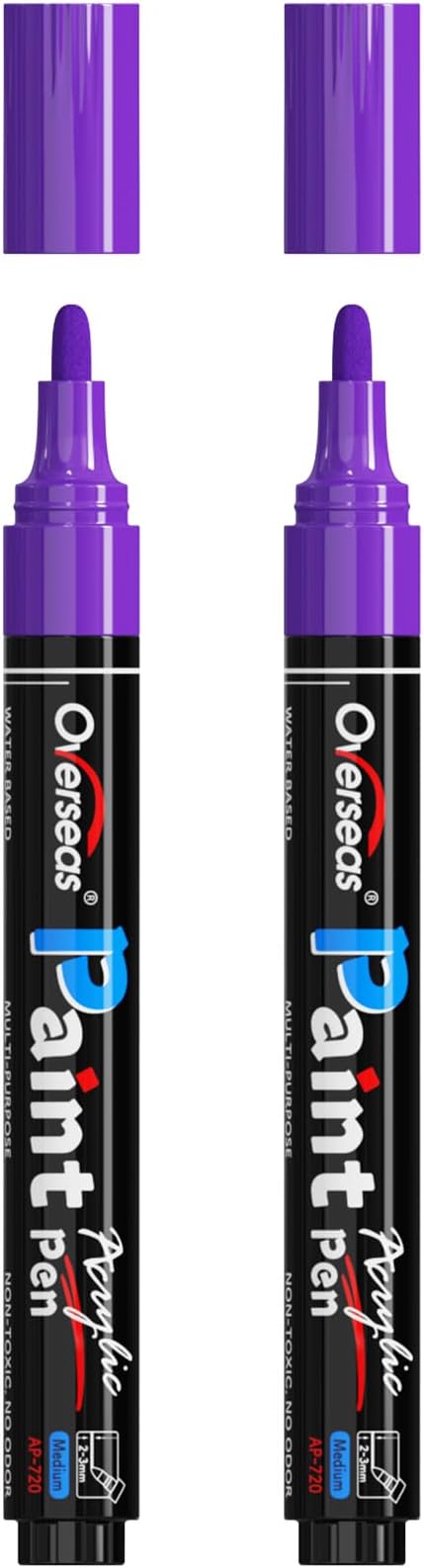 Overseas Purple Paint Pens Paint Markers by Overseas