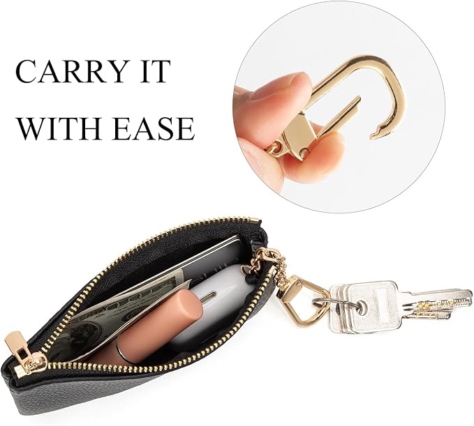 Full Grain Leather Coin Purse - Image 6