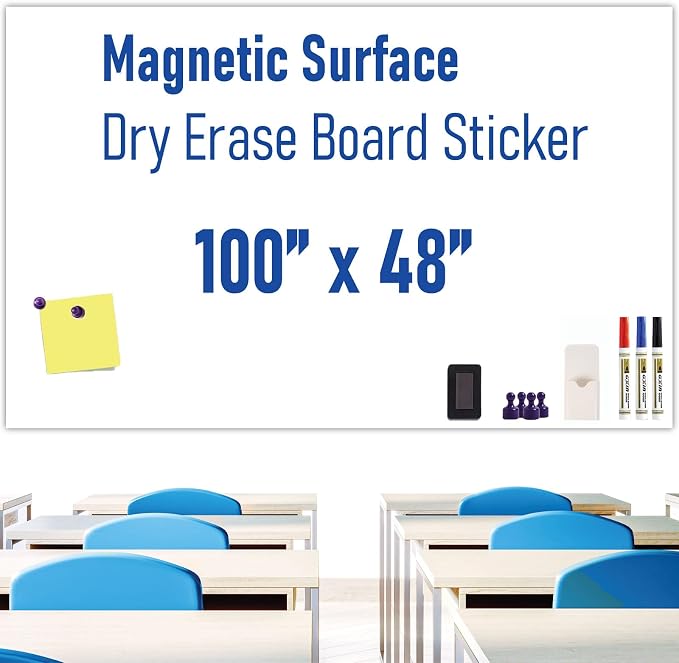 Large Magnetic Whiteboard Board by HeatPomelo