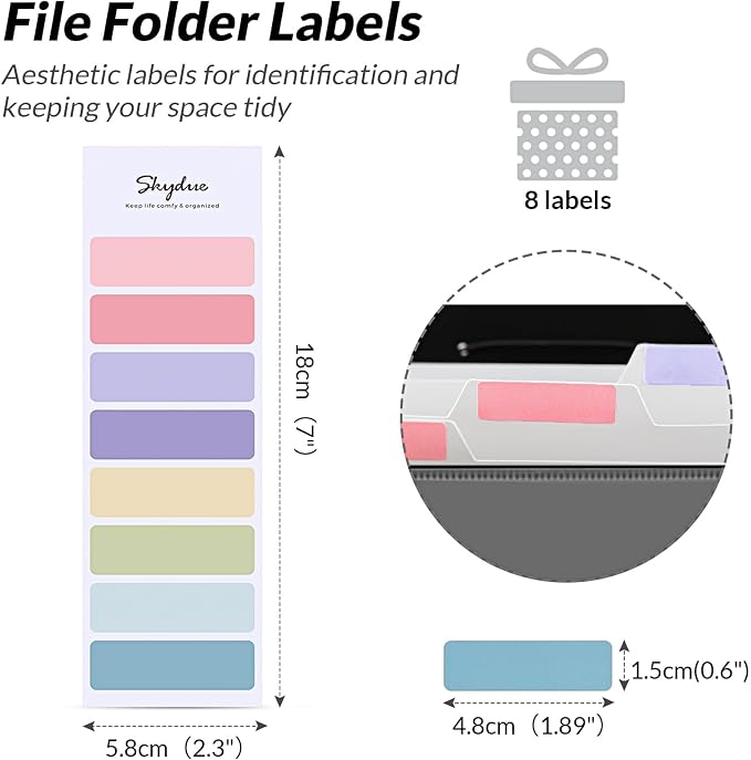 SKYDUE Accordion File Organizer, 5 Pocket Expanding File Folders - Image 6
