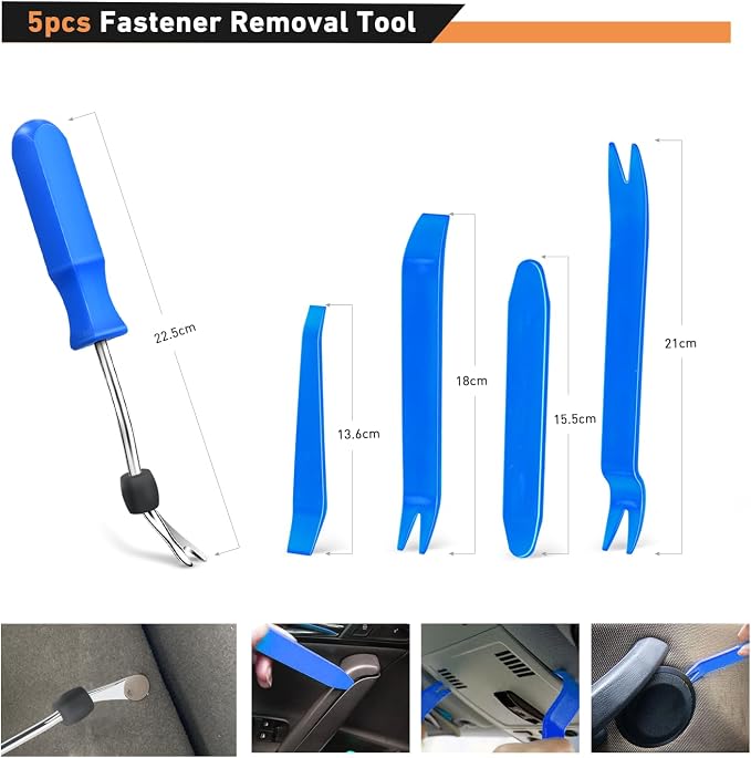 GOOACC 855Pcs Car Push Retainer Clips & Auto Fasteners Assortment -16 Most - Image 5