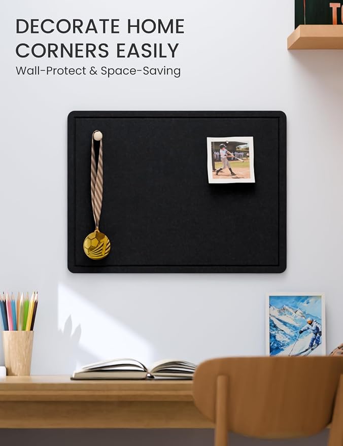 Fluxynara Bulletin Board, 23.6" x 17.5" Cork Board Alternative - Image 3