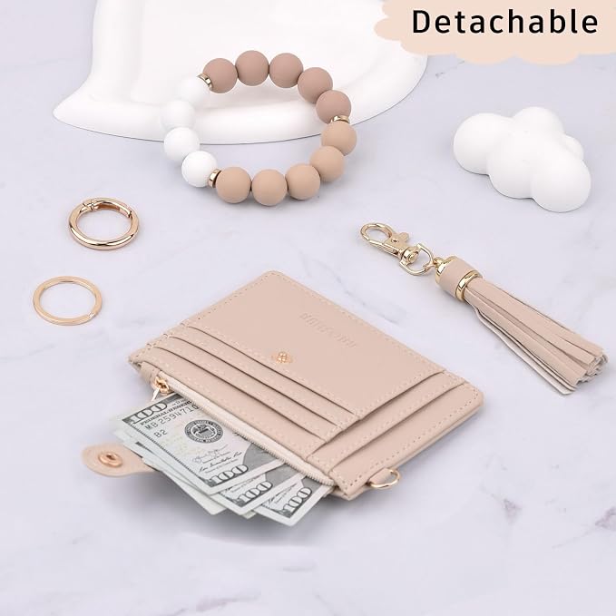 BAOSIWA Silicone Bracelet Keychain Wallet - Image 6