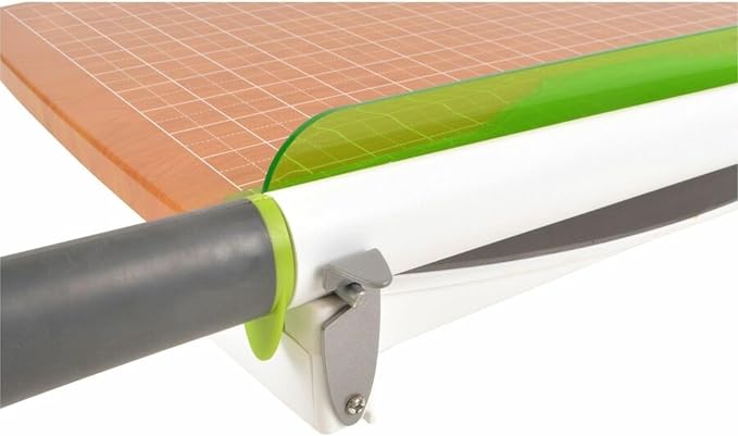 Westcott 16874 ‎15-Inch CarboTitanium Wood Base Guillotine Paper Cutter - Image 3