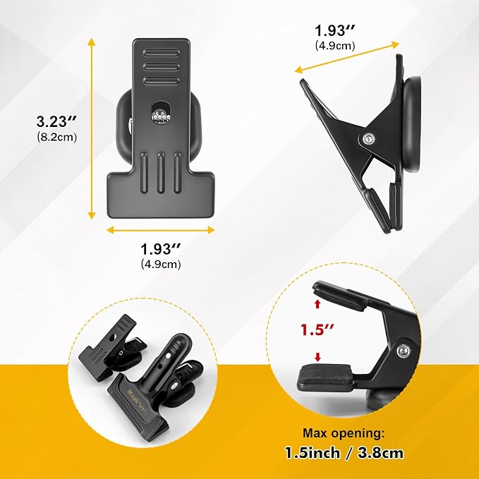 2 Pcs Heavy Duty Magnetic Clips - Image 3