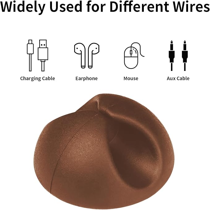 Flezoo Cord Holder Cable Clips, Office or Mouse - Image 3