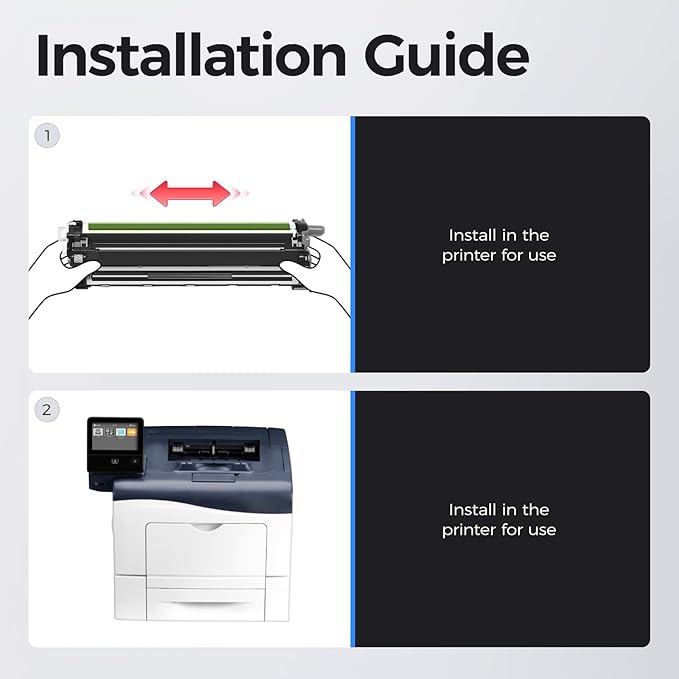 C400 C405 Drum Unit 108R01121 Imaging Drum（Black Cyan Magenta Yellow 4-Pack） Replacement for Xerox Versalink C400 C400D C400DN C405 C405N C405DN Phaser 6600 Workcenter 6605 6655 6655i Color Printer-DeskLoop Office