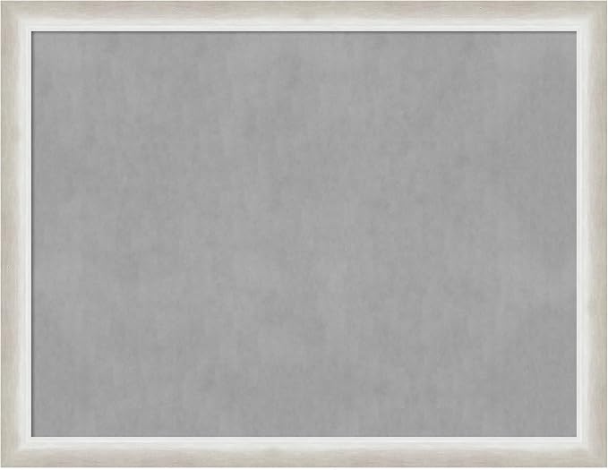 Amanti Art Silver Framed Magnetic Board 20x26 Medium Vision Board by AmantiArt