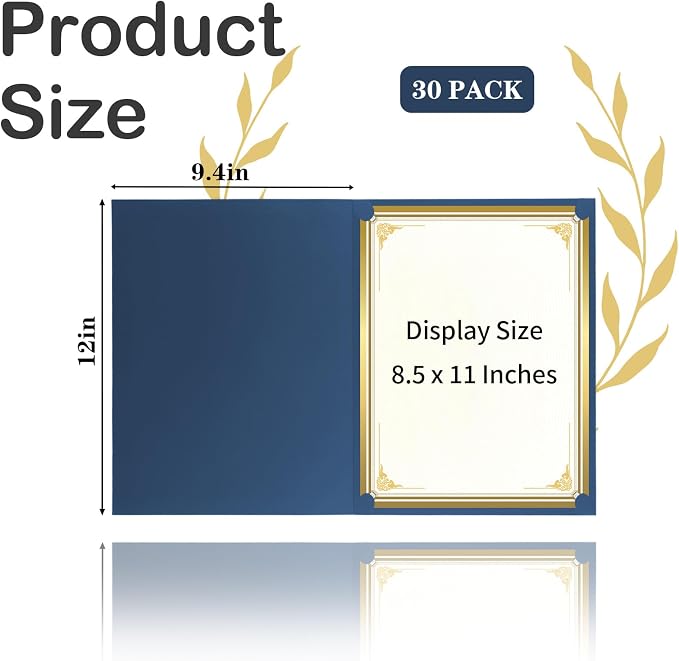 30 Packs Certificate Holders, Diploma Holders, Certificate Folders - Image 2