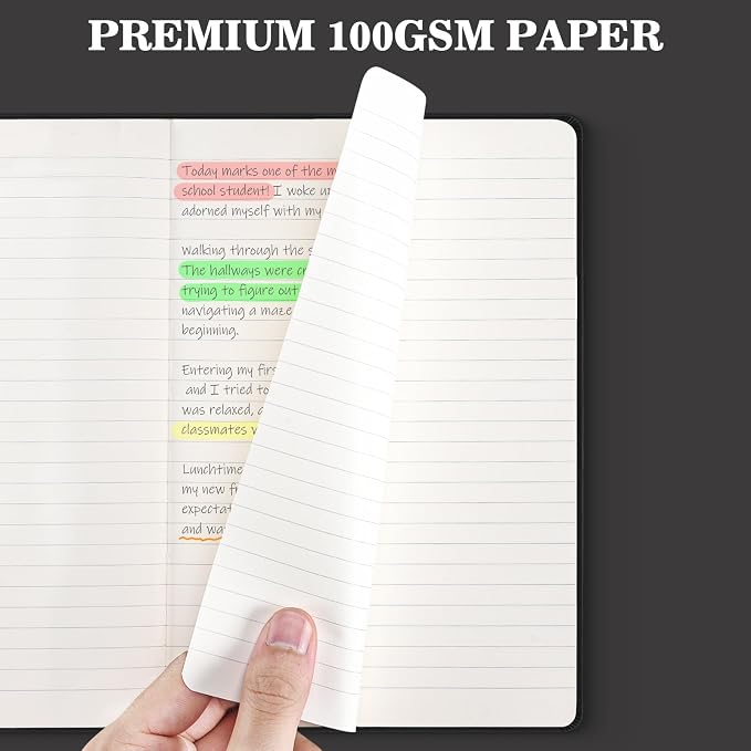 OMEYA 8 Pack Lined Journal Notebooks - Image 3