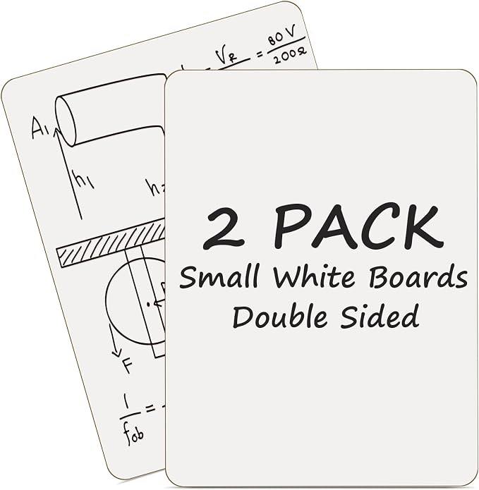 Small White Board Portable 9"x12", Personal Whiteboard by Unknown
