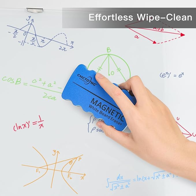8Pcs Magnetic Dry Erase Foam Eraser - Image 2