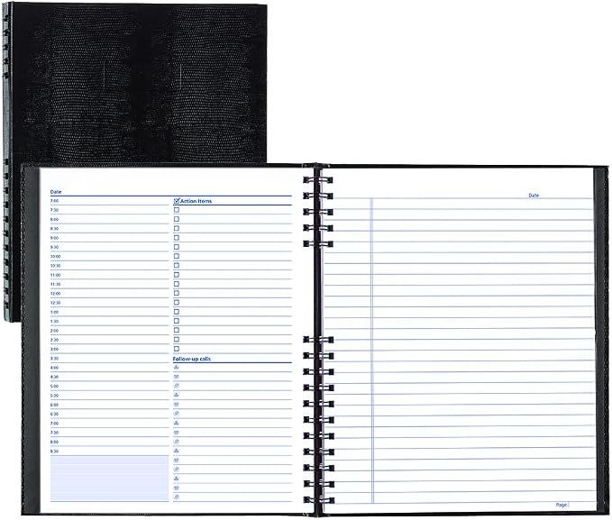 NotePro Undated Daily Planner, 200 Pages, 10 3/4 x 8-1/2 Inches - Image 8