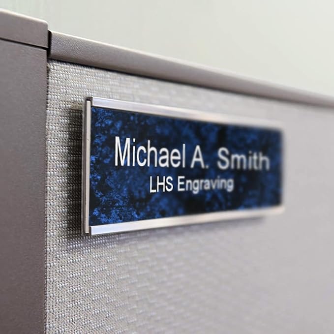 Engraved Name Plates for Door Sign Personalized Cashew Plastic Plaque - Image 8