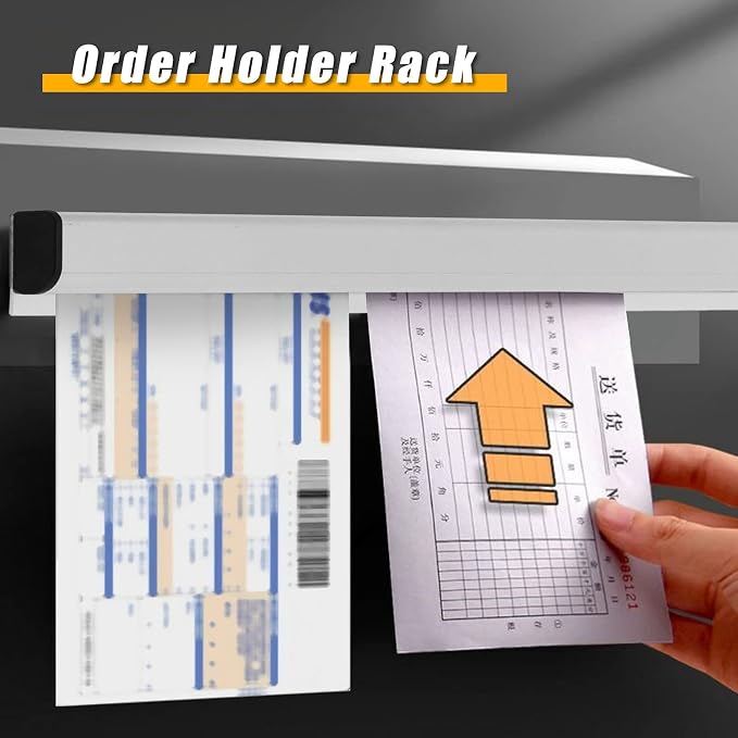 12 inch Restaurant Ticket Holder, Aluminum Ticket Rack Receipt Holder Spike - Image 6
