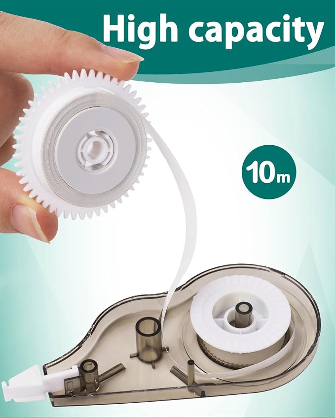 Dynta Correction Tape 28 Pack, Transparent Dispenser, 1/5 Inch X 32.8 Ft - Image 5