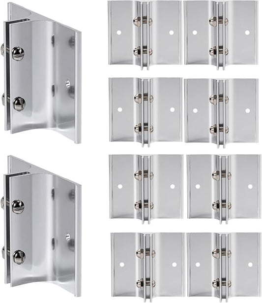 Aluminum Corridor Sign Holder, 10 Pack Direct Sign Mount Bracket, Design by SINKAA