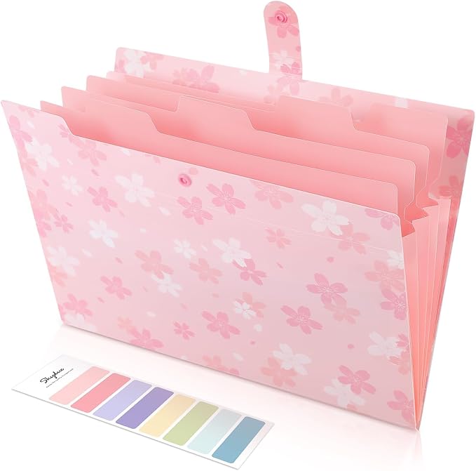 SKYDUE Pink Expanding File Folder by SKYDUE