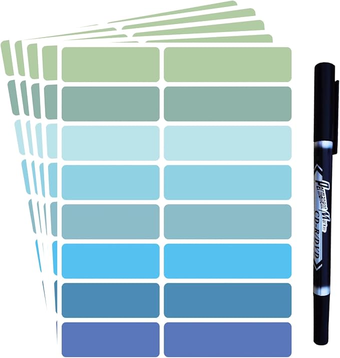 Waterproof Removable Labels Name Tags by Unknown