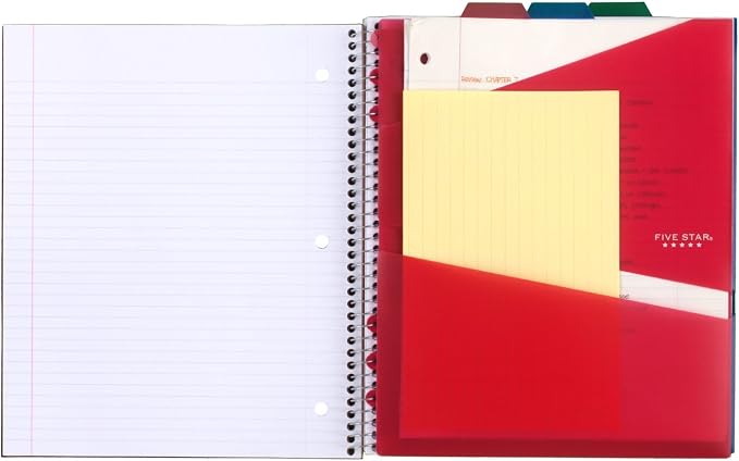 Five Star 2-Pocket Dividers, Colors Will Vary, 3 Pack - Image 6