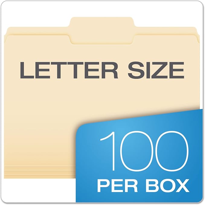 Pendaflex File Folders, Letter Size, 1/3 Cut - Image 6