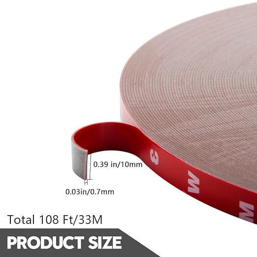 ToLanbbt Double Sided Tape Heavy Duty Waterproof Mounting Adhesive Tape Foam - Image 2