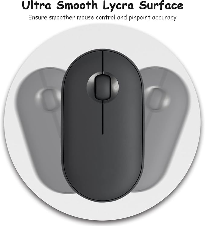 Dapesuom Small Mouse Pad, 6 x 6 Inch Thick Rubber Premium-Textured Non-Slip - Image 3