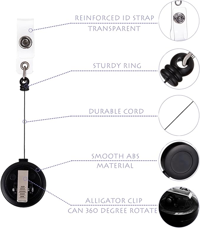 QREEL Retractable Badge Holder - Image 7