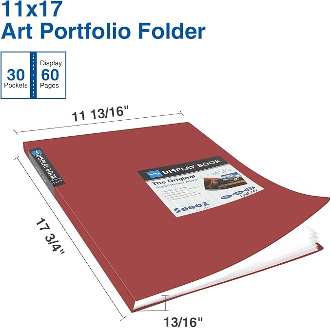 Sooez Art Portfolios 11"x17", Large Portfolio Folder - Image 6