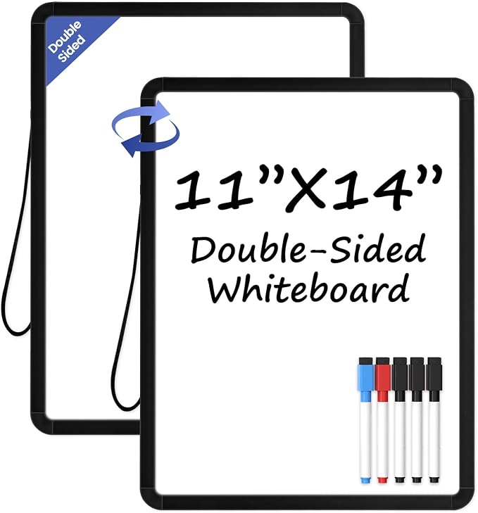 Small Wall White Board, Hanging Whiteboard by Lumspax