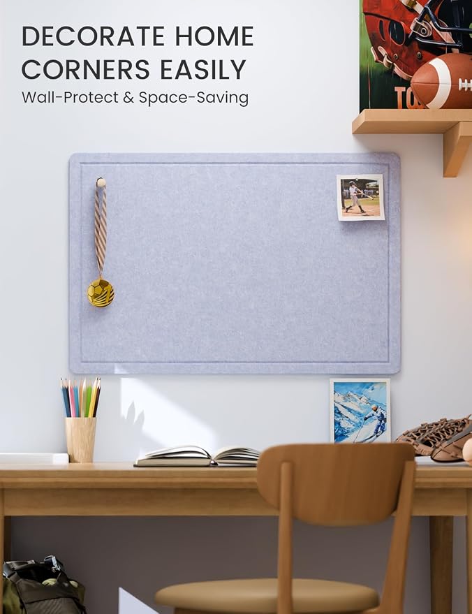 Fluxynara Bulletin Board, 35.4" x 23.6" Cork Board Alternative - Image 4