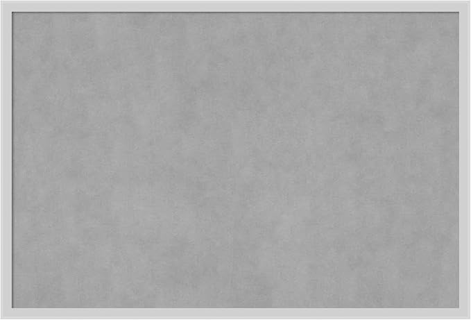 Amanti Art Silver Framed Magnetic Board 25x37 Large Vision Board by AmantiArt