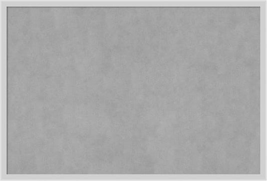 Amanti Art Silver Framed Magnetic Board 25x37 Large Vision Board by AmantiArt