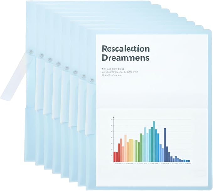 PATIKIL 10 Pack Clear Report Covers by PATIKIL