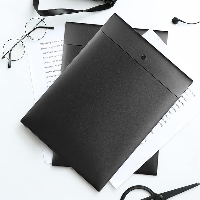 VANRA Vertical File Folders Poly Filing Envelope Plastic Project Folder - Image 2