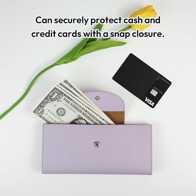 carrotez All-in-One Long Bifold 2-Tier PU Leather Wallet - Image 5