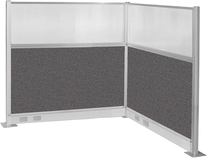 Versare Pre-Configured Hush Panel Electric Cubicle | Workstation Divider Walls | Cubicle Privacy Panels | Office Partition Walls-DeskLoop Office