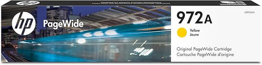 HP 972A PageWide Yellow Ink Cartridge for HP Printers | Works with Printer Series: 452, 477, 552dw, 577 | L0R92AN-DeskLoop Office