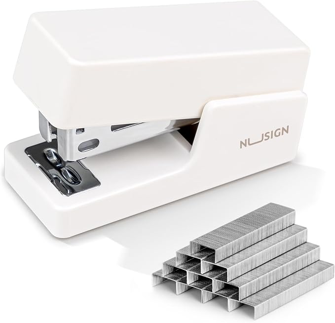 NUSIGN Mini Stapler with 830 Staples, Small Cute Desk Staplers, 25 Sheet by NUSIGN