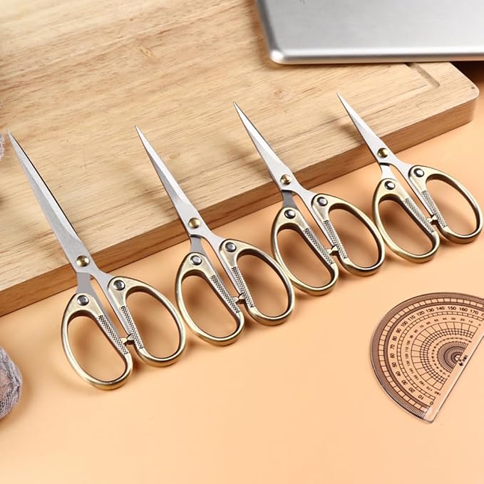 5" All Stainless Steel Office Scissors, Ultra Sharp Blade Shears, Sturdy Sharp - Image 7