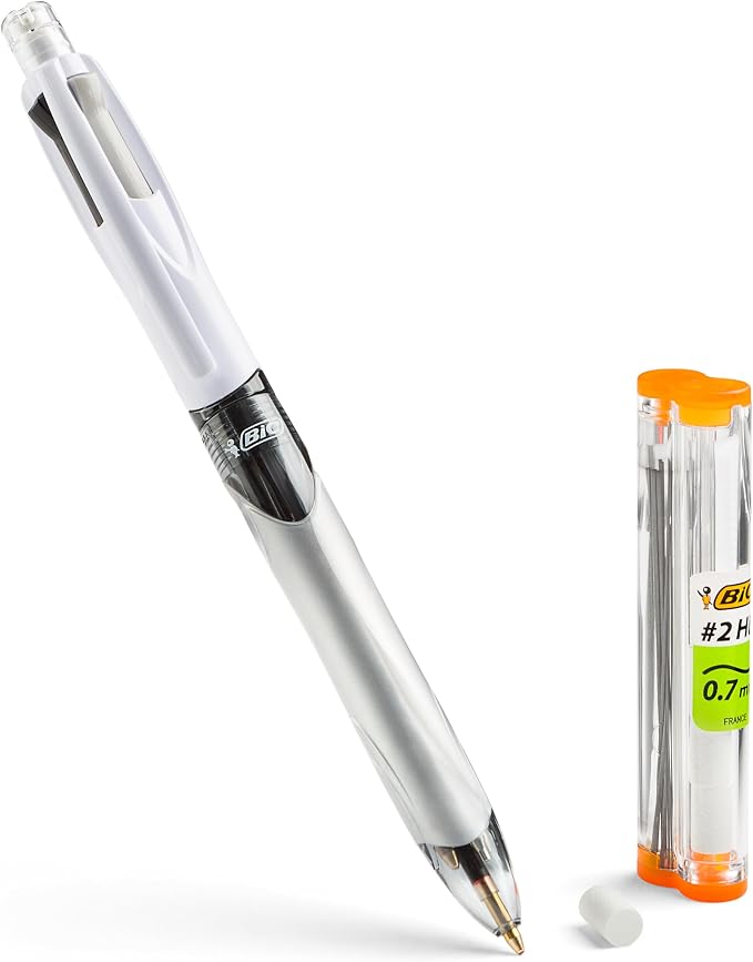 BIC 4-Color 3+1 Retractable Ballpoint Pen - Image 3