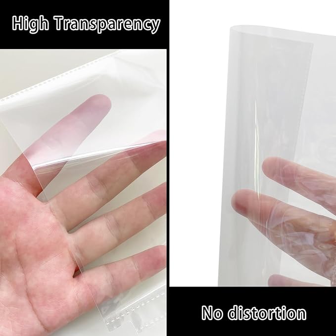 40 Pack Sheet Protectors 5.5x8.5 Inch, 80 Pockets Photocard Sleeves - Image 3