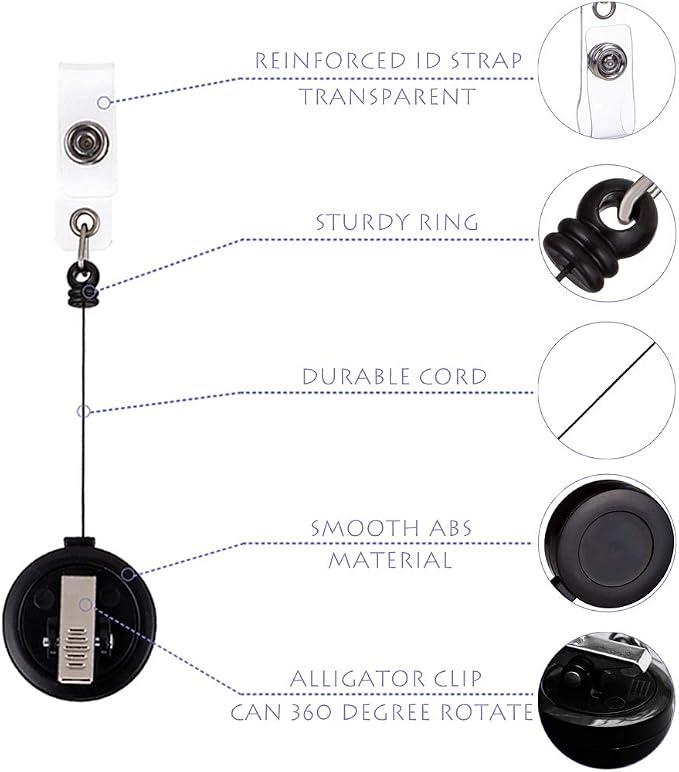 QREEL Retractable Badge Holder - Image 3