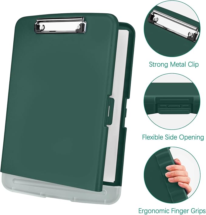 Meiikun Plastic Storage Clipboard, Clipboards - Image 3