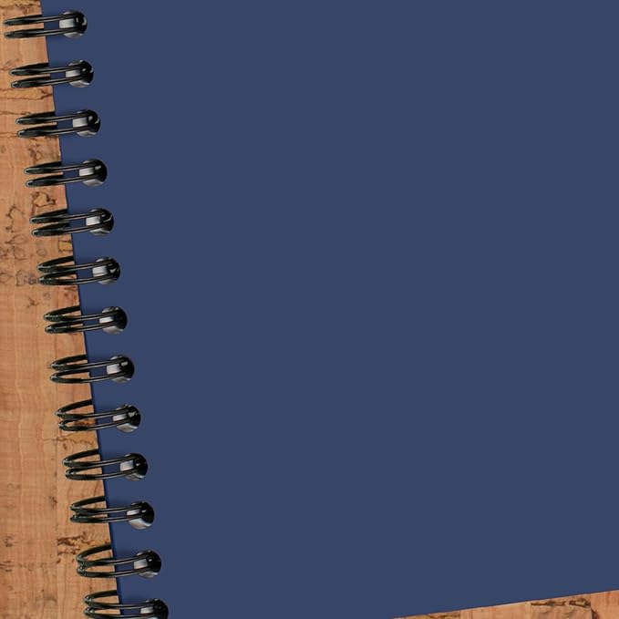 Cambridge Limited Business Notebook, Legal Ruled, 8-1/4" x 11", 80 Sheets, Soft Touch Flexible Cover, Wirebound, Blue (UN06062-20)-DeskLoop Office