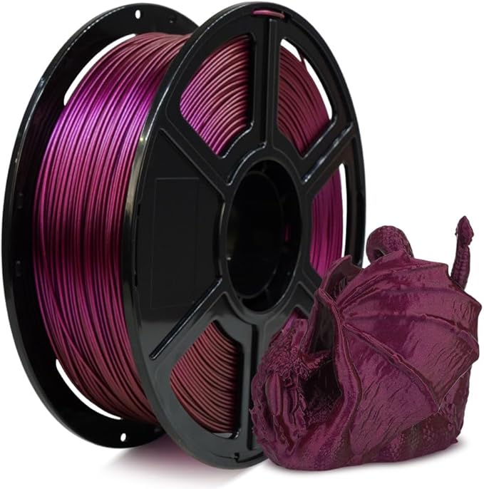 FLASHFORGE Chameleon Rapid PLA Filament 1.75mm Abyssal Rede, PLA Color Shift High Flow Speedy 3D Printer Filament, Max 500mm/s Fast Printing, Display Shimmering Effects from Various Angles and Light-DeskLoop Office