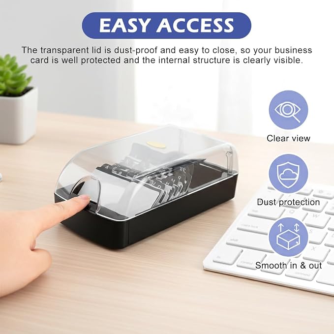 Business Card Box, Lightweight Desk Organizer - Image 2