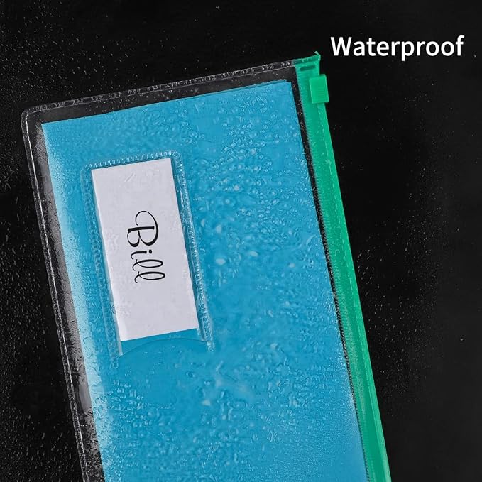 EOOUT 24pcs Poly Zip Envelope, Plastic Envelope, Reusable Envelopes, 9 x 4.7 - Image 5