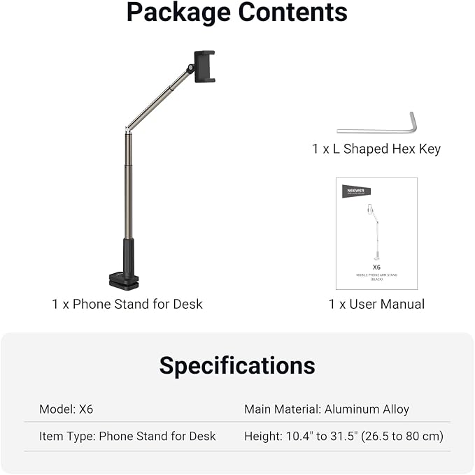 NEEWER Entry Level Version Phone Stand - Image 7